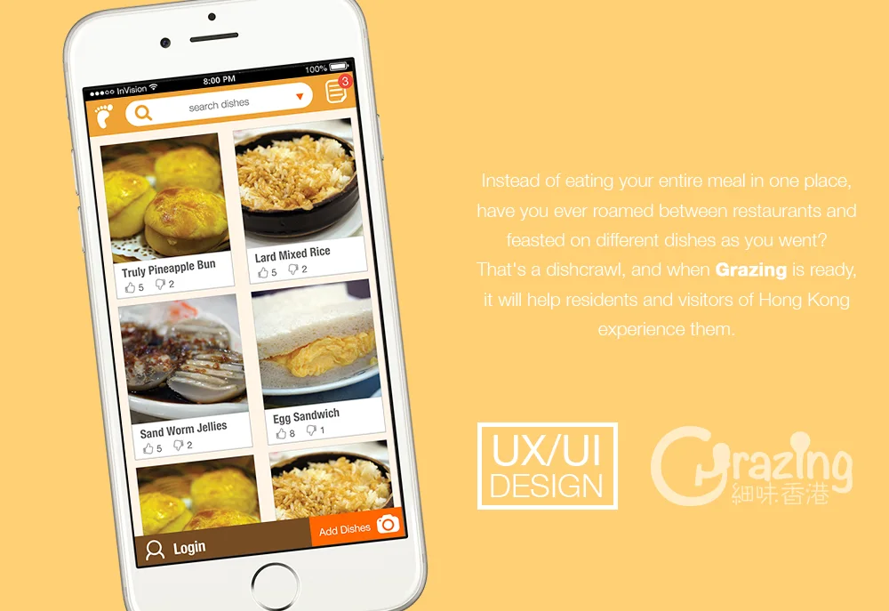 Grazing Hong Kong food discovery mobile application
