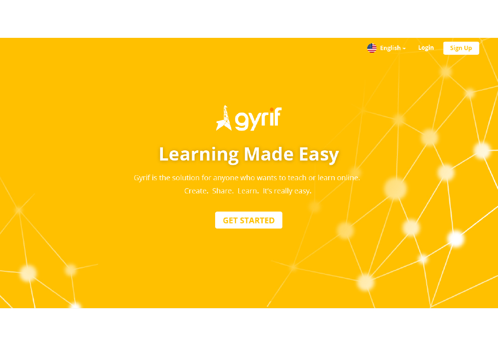 Gyrif e-learning platform interface